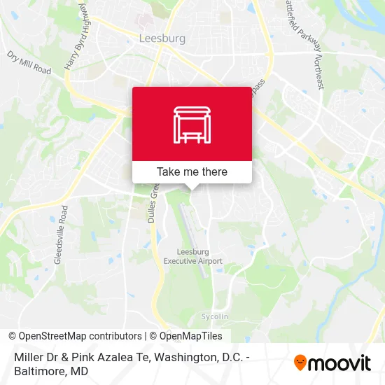 Miller Dr & Pink Azalea Te map