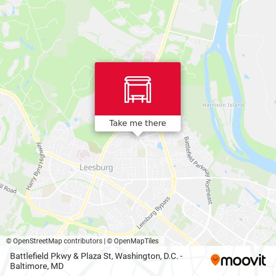 Battlefield Pkwy & Plaza St map
