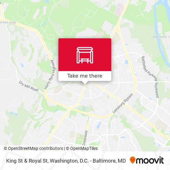 Mapa de King St & Royal St