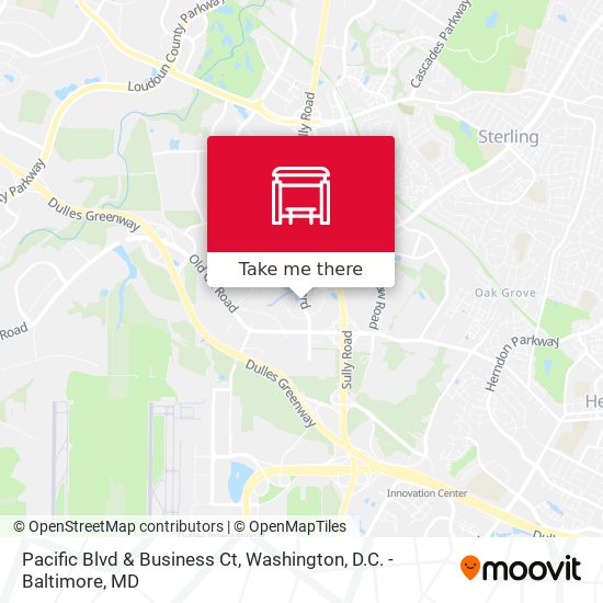 Pacific Blvd & Business Ct map