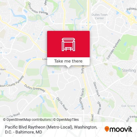 Mapa de Pacific Blvd Raytheon (Metro-Local)