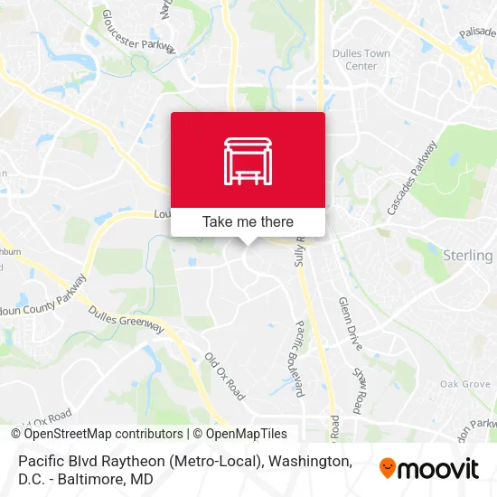 Pacific Blvd Raytheon (Metro-Local) map