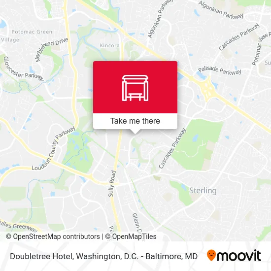 Doubletree Hotel map