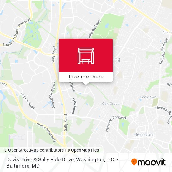 Mapa de Davis Drive & Sally Ride Drive