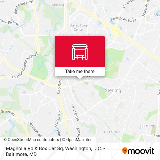 Magnolia Rd & Box Car Sq map
