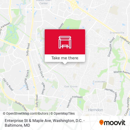 Mapa de Enterprise St & Maple Ave