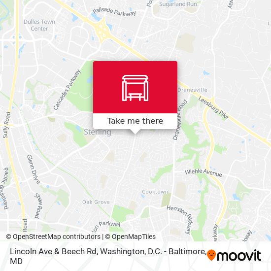 Mapa de Lincoln Ave & Beech Rd