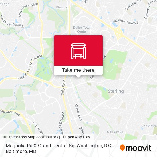 Magnolia Rd & Grand Central Sq map