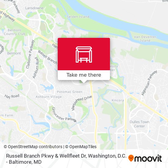Mapa de Russell Branch Pkwy & Wellfleet Dr