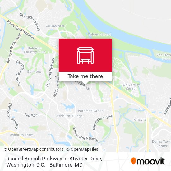 Russell Branch Parkway at Atwater Drive map