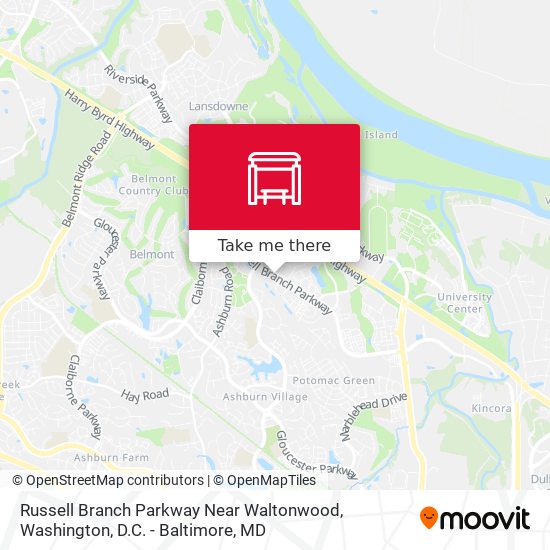 Russell Branch Parkway Near Waltonwood map