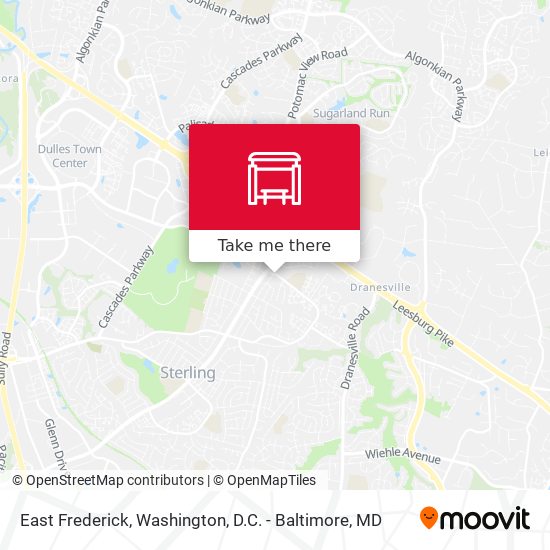 Mapa de East Frederick