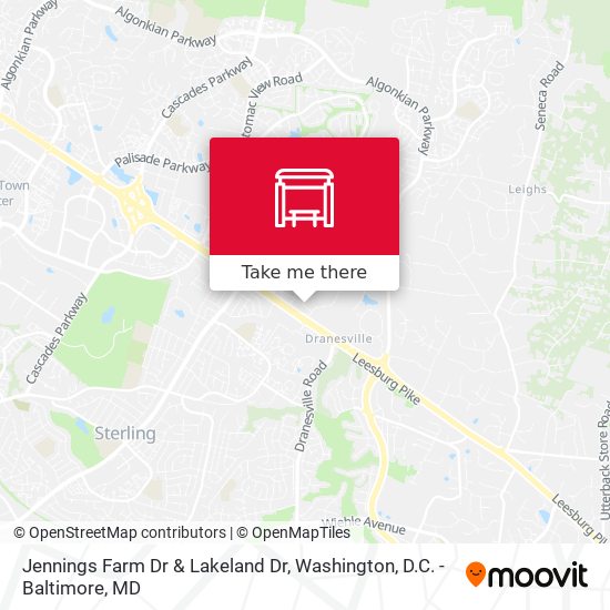 Mapa de Jennings Farm Dr & Lakeland Dr