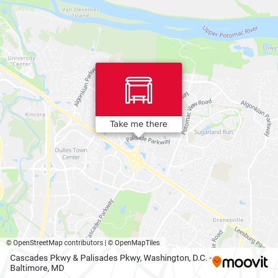 Cascades Pkwy & Palisades Pkwy map