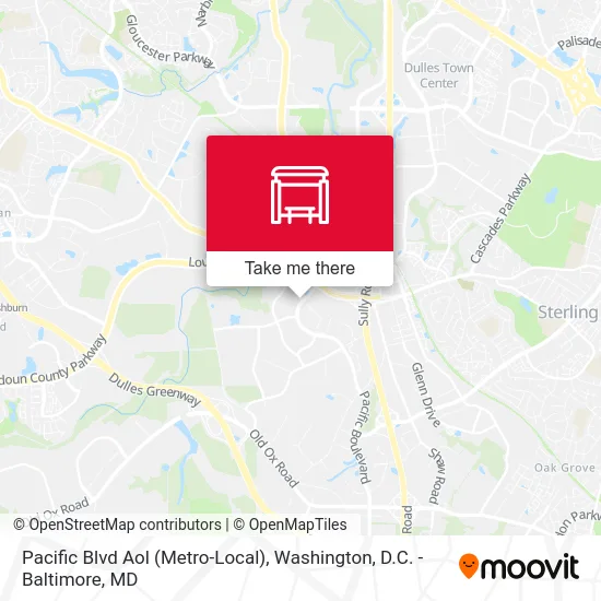 Pacific Blvd Aol (Metro-Local) map