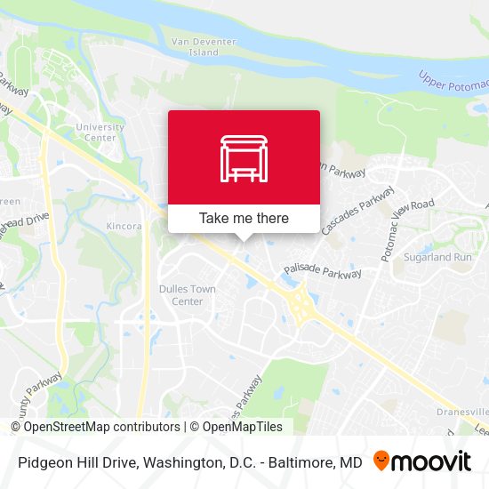 Pidgeon Hill Drive map