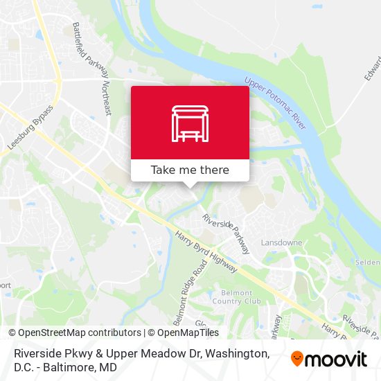 Mapa de Riverside Pkwy & Upper Meadow Dr