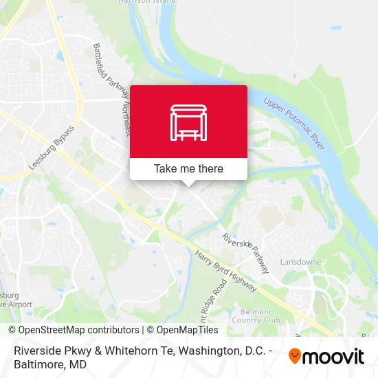 Riverside Pkwy & Whitehorn Te map