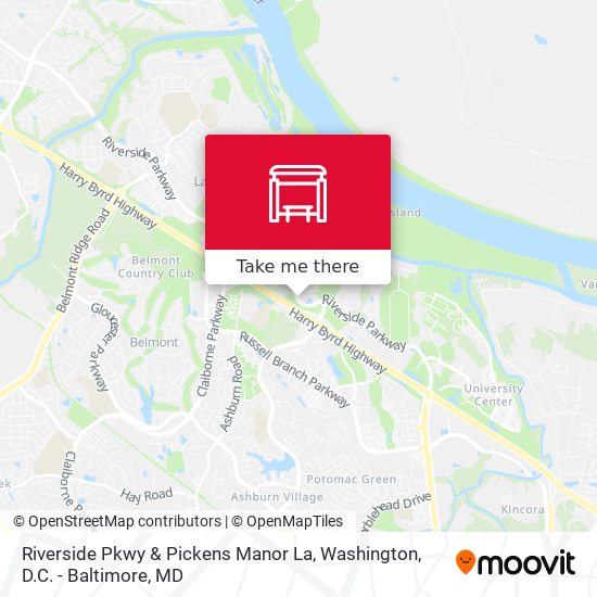 Riverside Pkwy & Pickens Manor La map