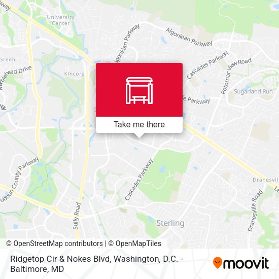 Ridgetop Cir & Nokes Blvd map