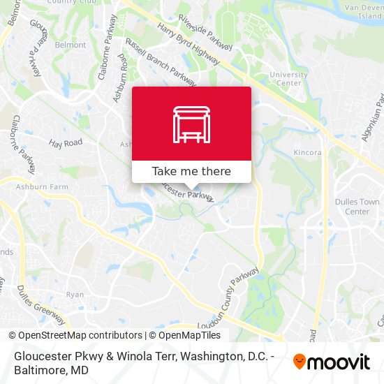Gloucester Pkwy & Winola Terr map