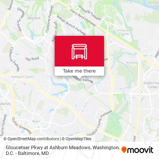 Mapa de Gloucetser Pkwy at Ashburn Meadows