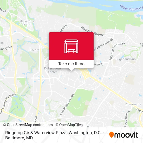 Ridgetop Cir & Waterview Plaza map