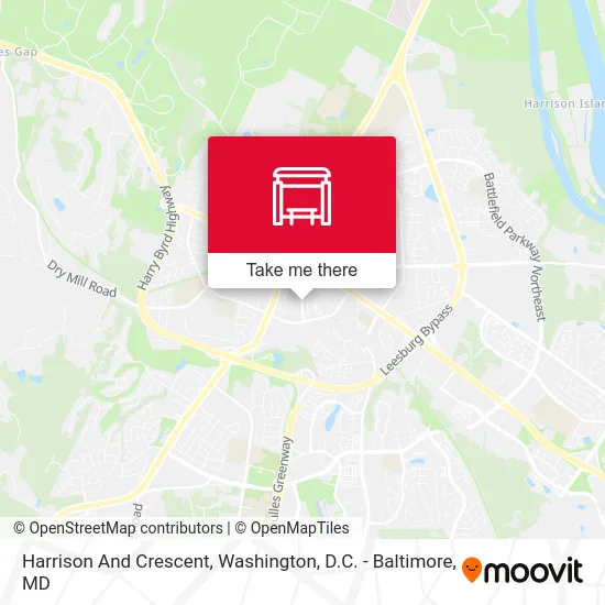 Harrison And Crescent map