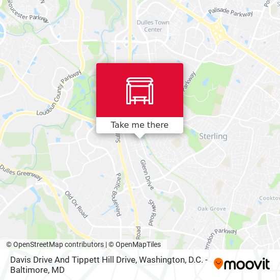 Mapa de Davis Drive And Tippett Hill Drive