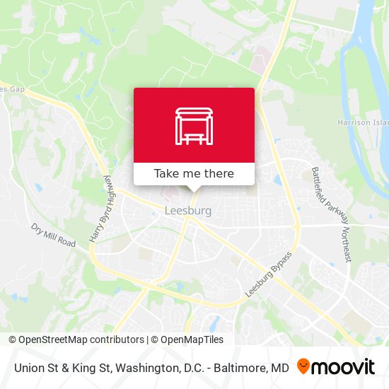 Union St & King St map