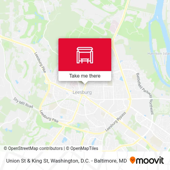 Union St & King St map