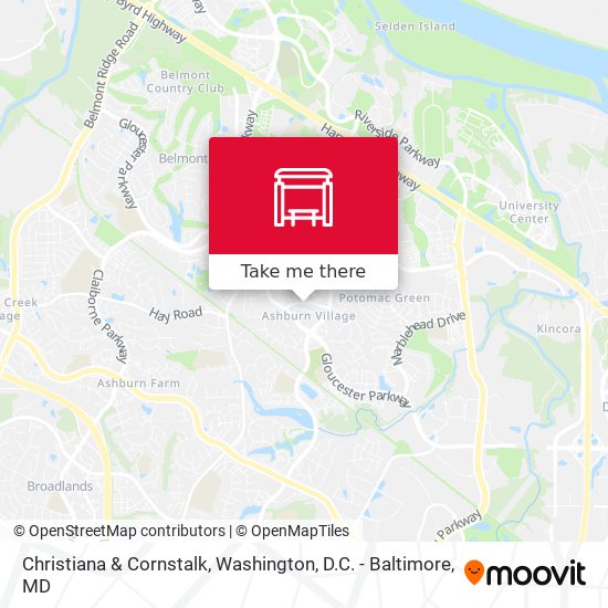 Christiana & Cornstalk map