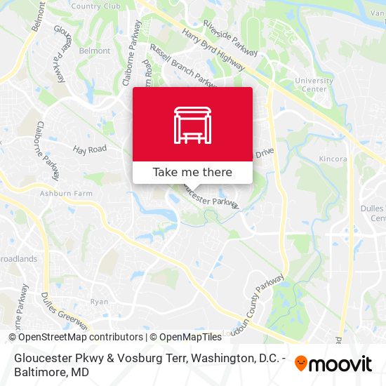 Gloucester Pkwy & Vosburg Terr map