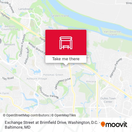 Mapa de Exchange Street at Brimfield Drive