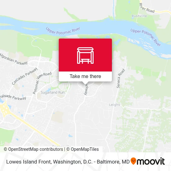 Lowes Island Front map