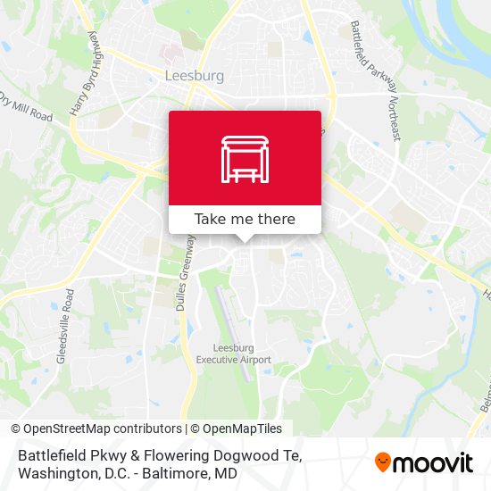 Battlefield Pkwy & Flowering Dogwood Te map