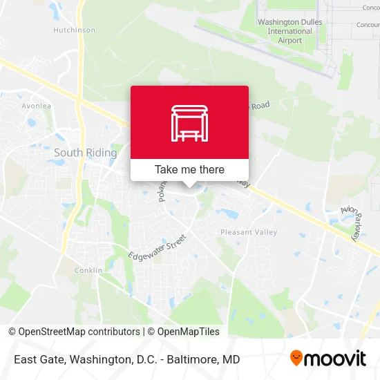 East Gate map