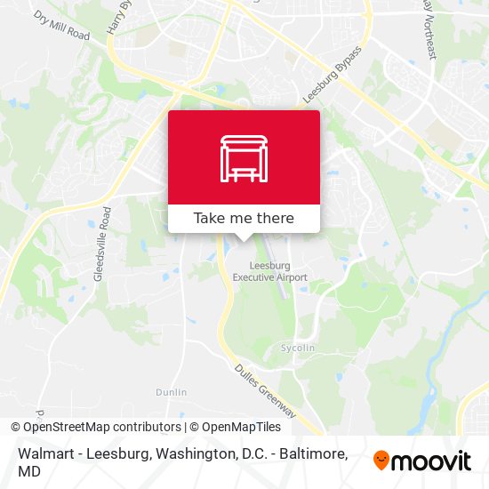 Walmart - Leesburg map