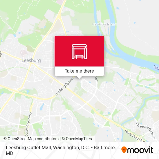 Leesburg Outlet Mall map