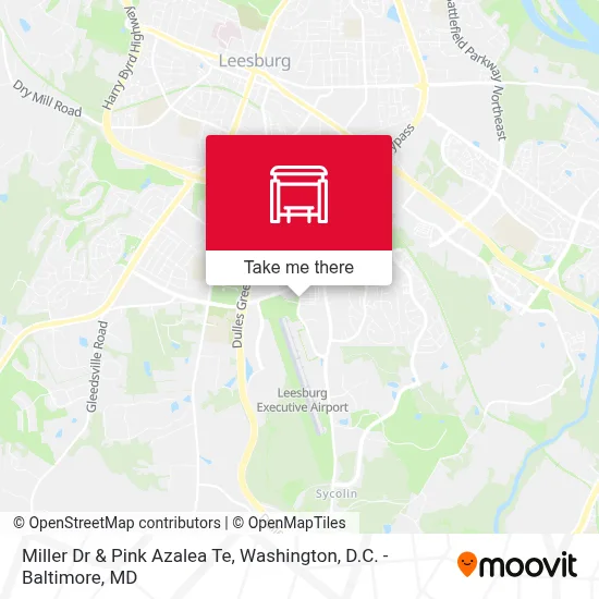Miller Dr & Pink Azalea Te map