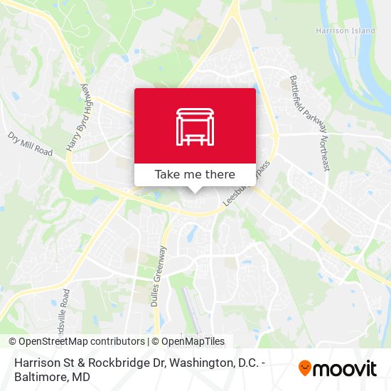 Mapa de Harrison St & Rockbridge Dr