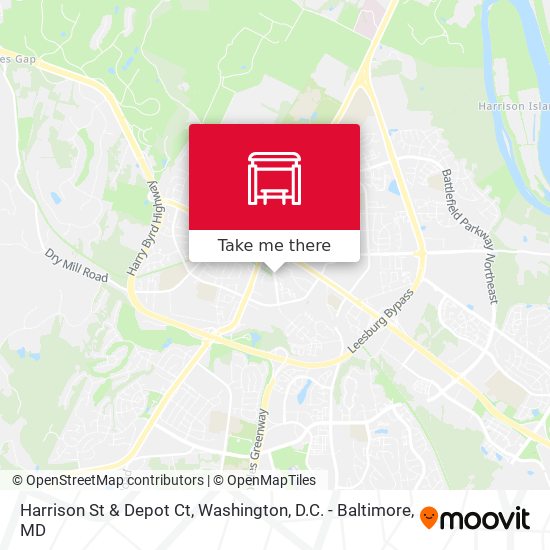 Mapa de Harrison St & Depot Ct