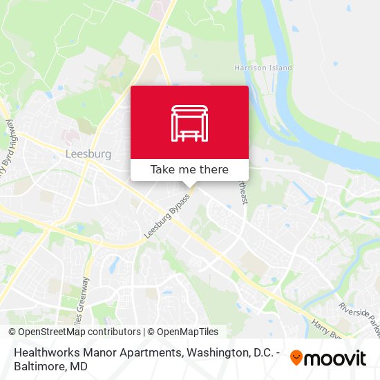Healthworks Manor Apartments map