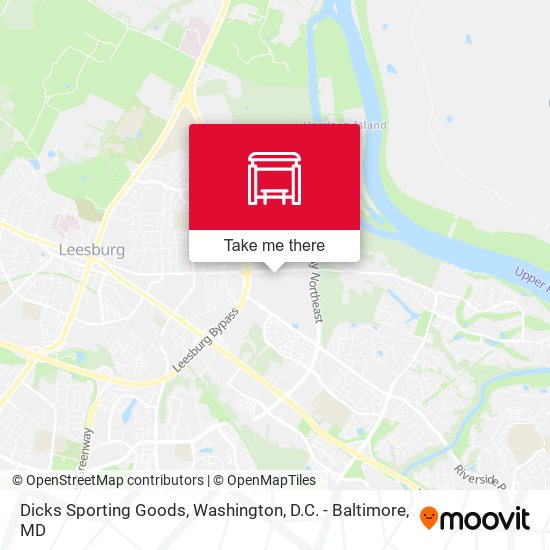 Mapa de Dicks Sporting Goods