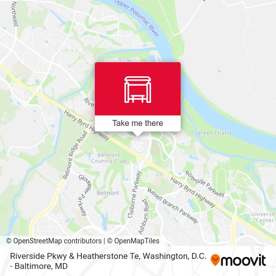 Riverside Pkwy & Heatherstone  Te map