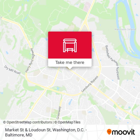 Mapa de Market St & Loudoun St