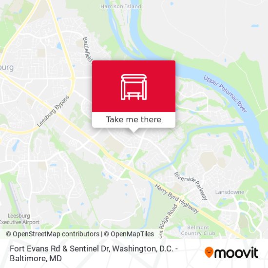 Mapa de Fort Evans Rd & Sentinel Dr