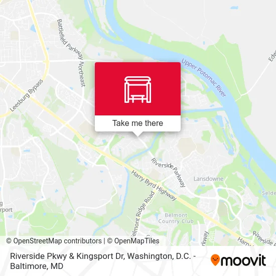 Riverside Pkwy & Kingsport Dr map