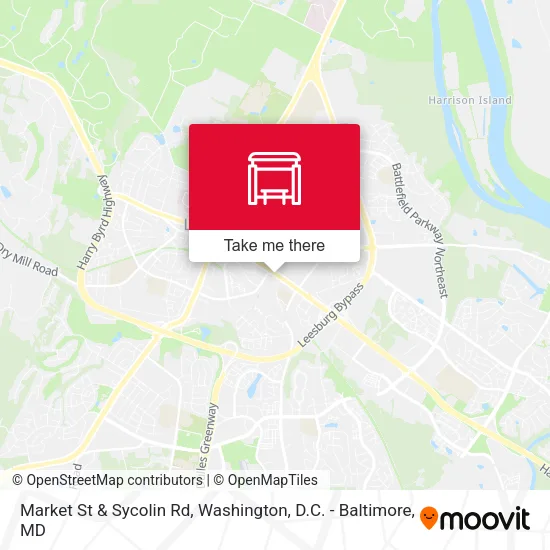Market St & Sycolin Rd map