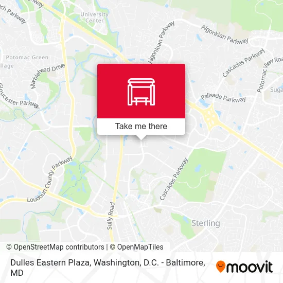 Dulles Eastern Plaza map